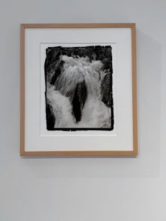 "Perception 2", Contemporary Landscape, Water, Rocks, Black and White Photograph
