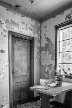 "Daily Dose II", Contemporary, Urbex, Abandoned, Black and White Photograph