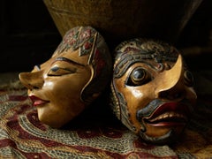 "Masks", Contemporary, Still-life, Brown, Digital Print, Color Photograph