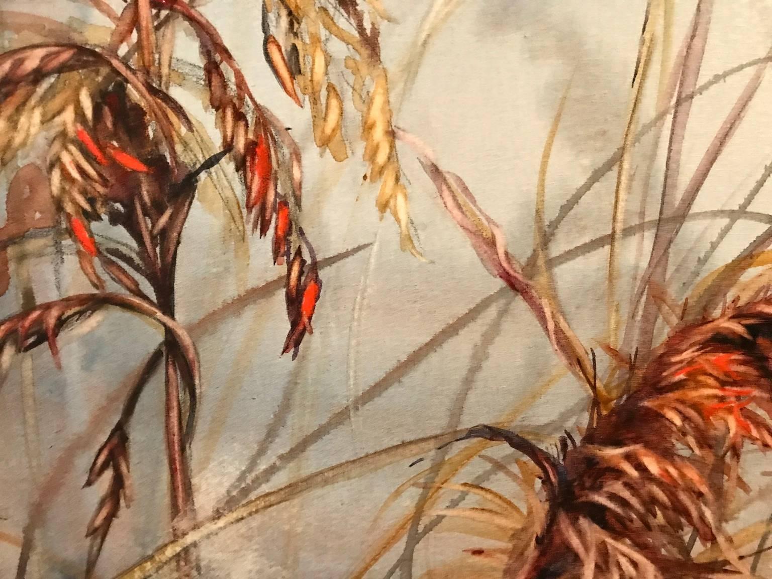 landscape watercolor grass