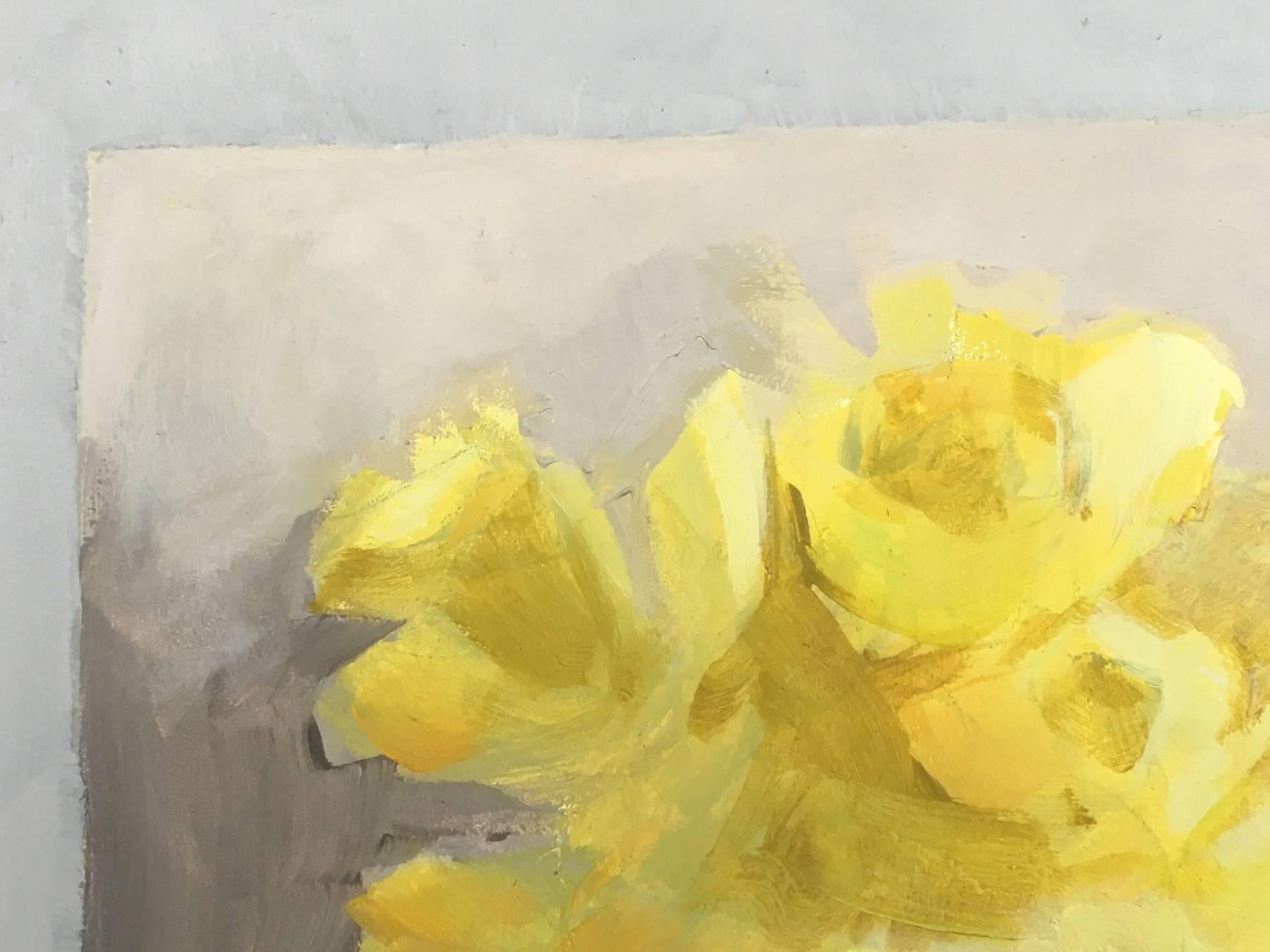 yellow flower painting