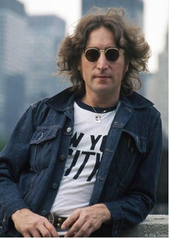 John Lennon, New York City, 1974 by Bob Gruen
