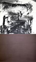 R05  Contemporary Ink Scroll Painting by Lan Zhenghui