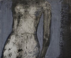 Vintage October 15, 1997 / Nude Monotype Paper by Jim Peters