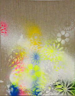 Bon Bon / Spray Paint Painting on Linen by Martin Durazo