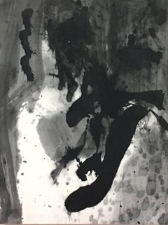 Untitled No. 4 / Ink Painting on Chinese Rice Paper by Lan Zhenghui