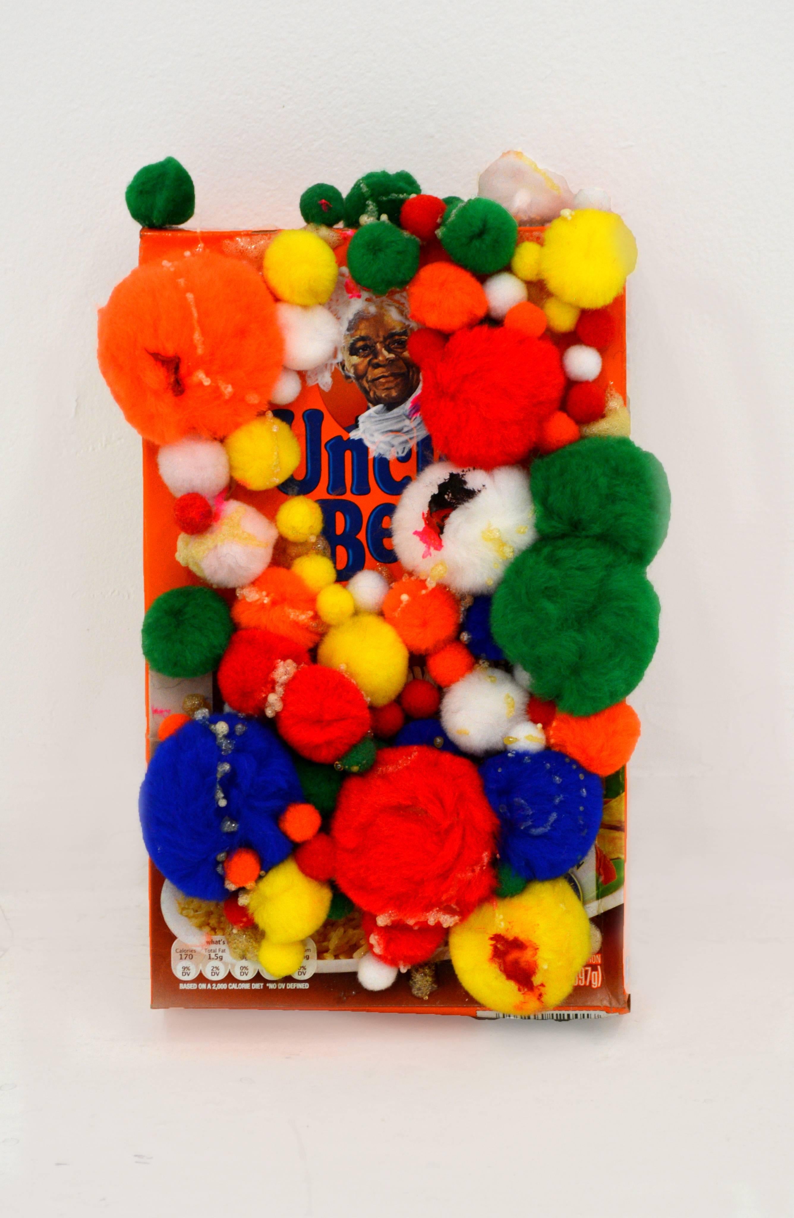Uncle Ben's Brown Rice in a Bag, Pop Art Sculpture by Jeffrey Hargrave For Sale 2