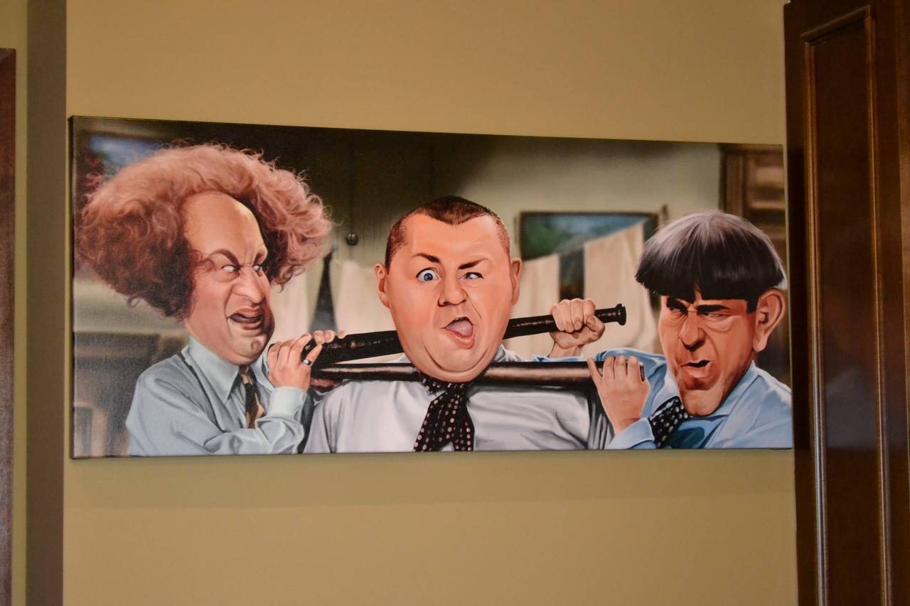 The Three Stooges - Print by Rich Conley
