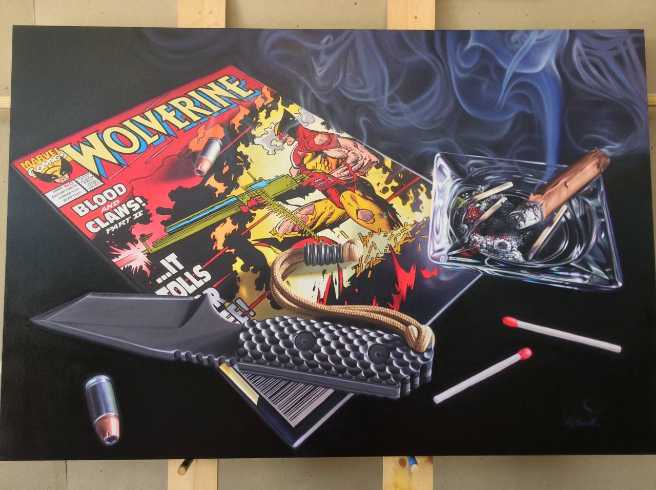Wolverine - Painting by Doug Bloodworth