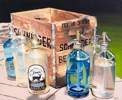 Schneider Seltzer Bottles (Signed and Numbered Limited Edition Giclee on Canvas)