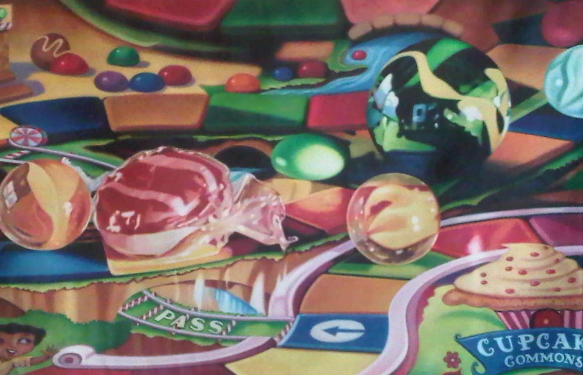 Marbles in Candyland -- Original Oil Painting