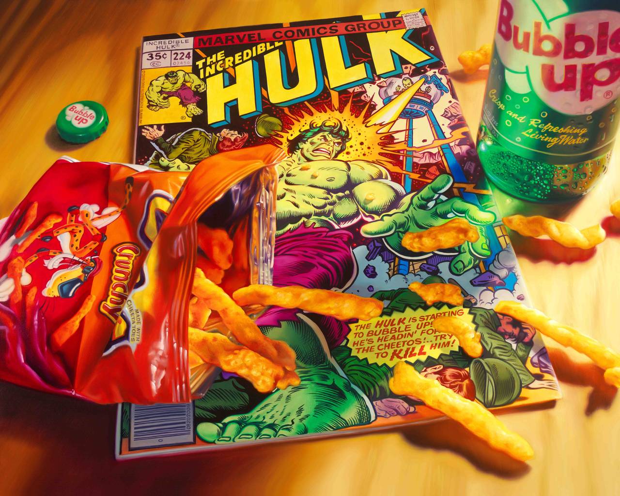 Doug Bloodworth Print - Cheetos Hulk LImited Edition