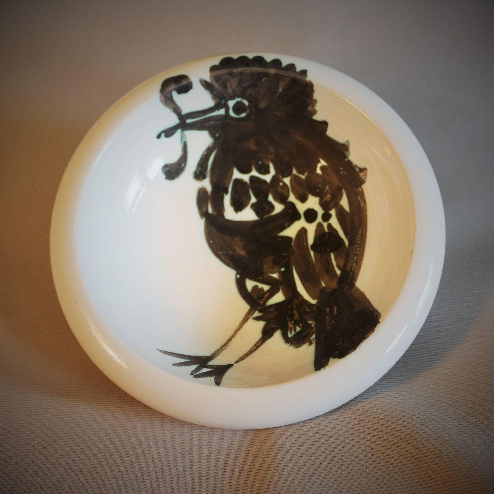 Oiseau Au Ver Picasso Madoura Ceramic Ramie 172  - Art by Pablo Picasso