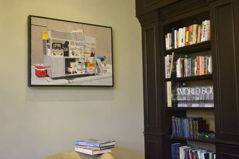 Fruit Cart Original Oil Painting