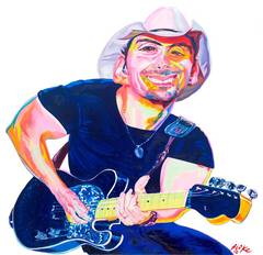 Brad Paisley by Philip Burke Original Oil Painting