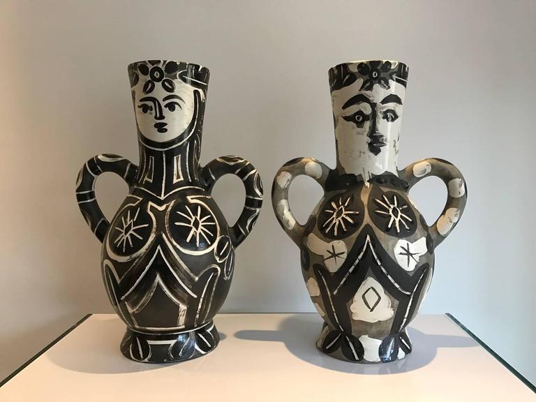 Pablo Picasso Picasso Madoura Ceramic Ramie 141 and Ramie 213 King