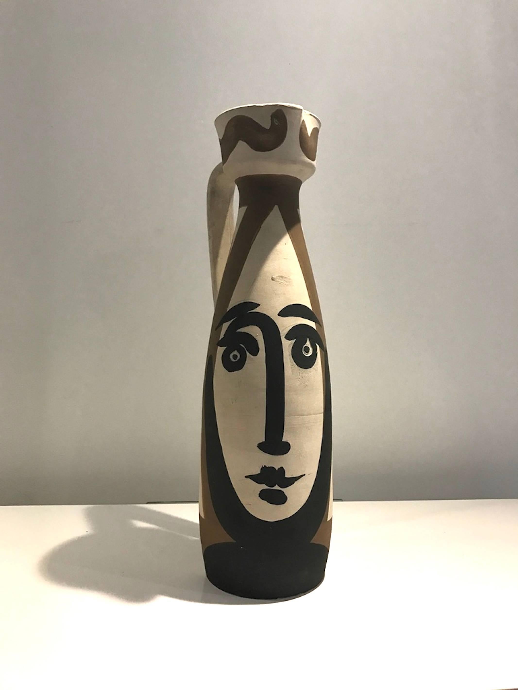 Ramie 288 Picasso Madoura Ceramic Visage 