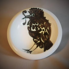 Picasso Madoura Ceramic Ramie 172 Oiseau Au Ver