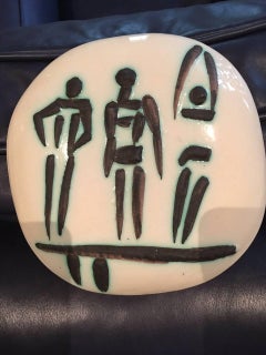 Ramie 375 Three People On A Trampoline Picasso Madoura Ceramic 