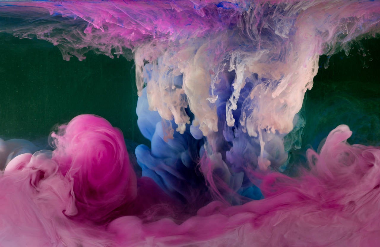 Kim Keever Color Photograph - Untitled (abstract 6777b)