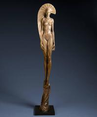 "Sun Goddess" Bronze Sculpture by Kraig Vaner
