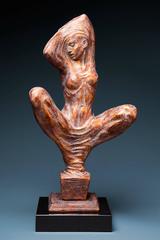 "Veiled" Bronze Sculpture by Kraig Varner