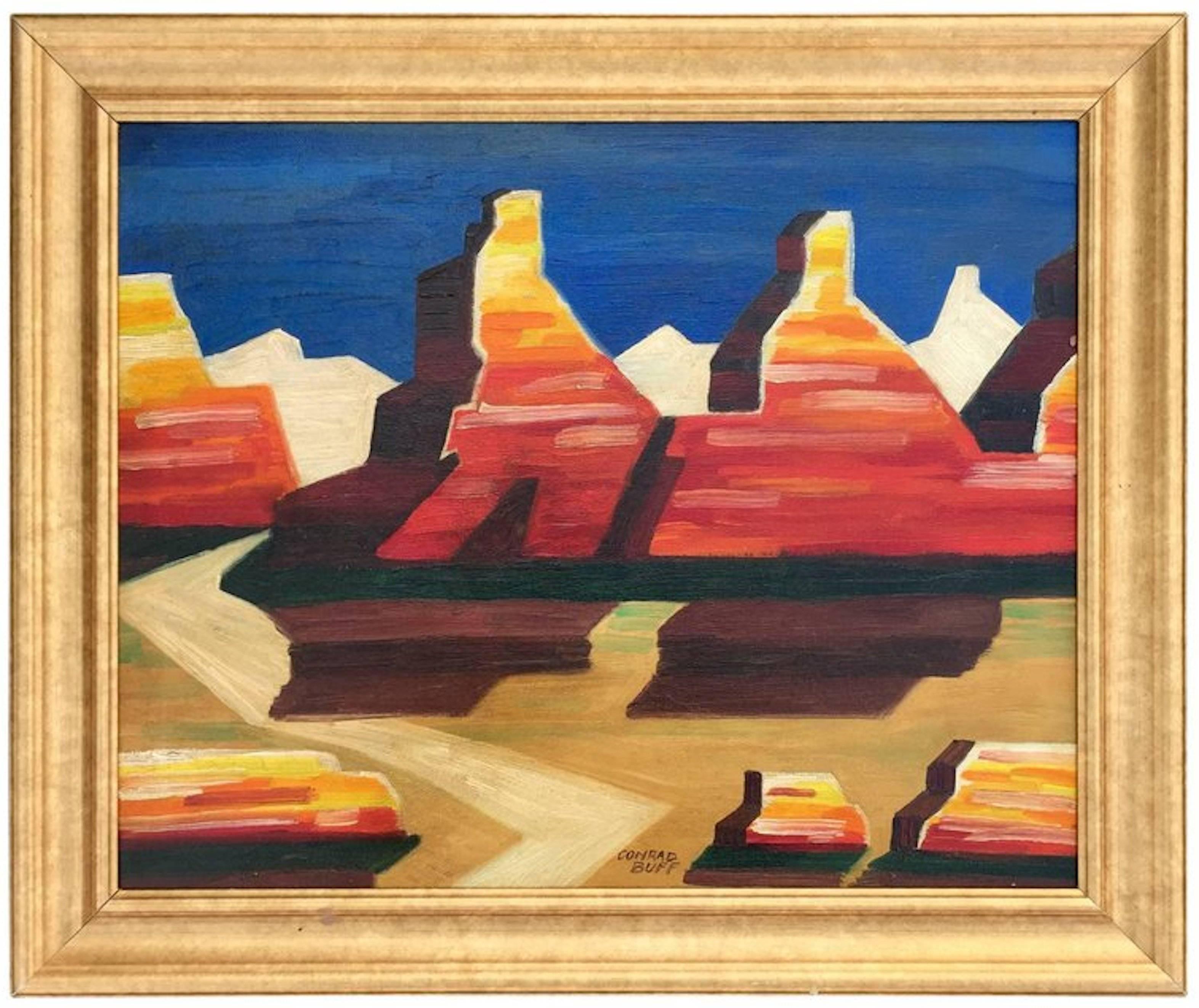 Conrad Buff Landscape Painting - High Desert