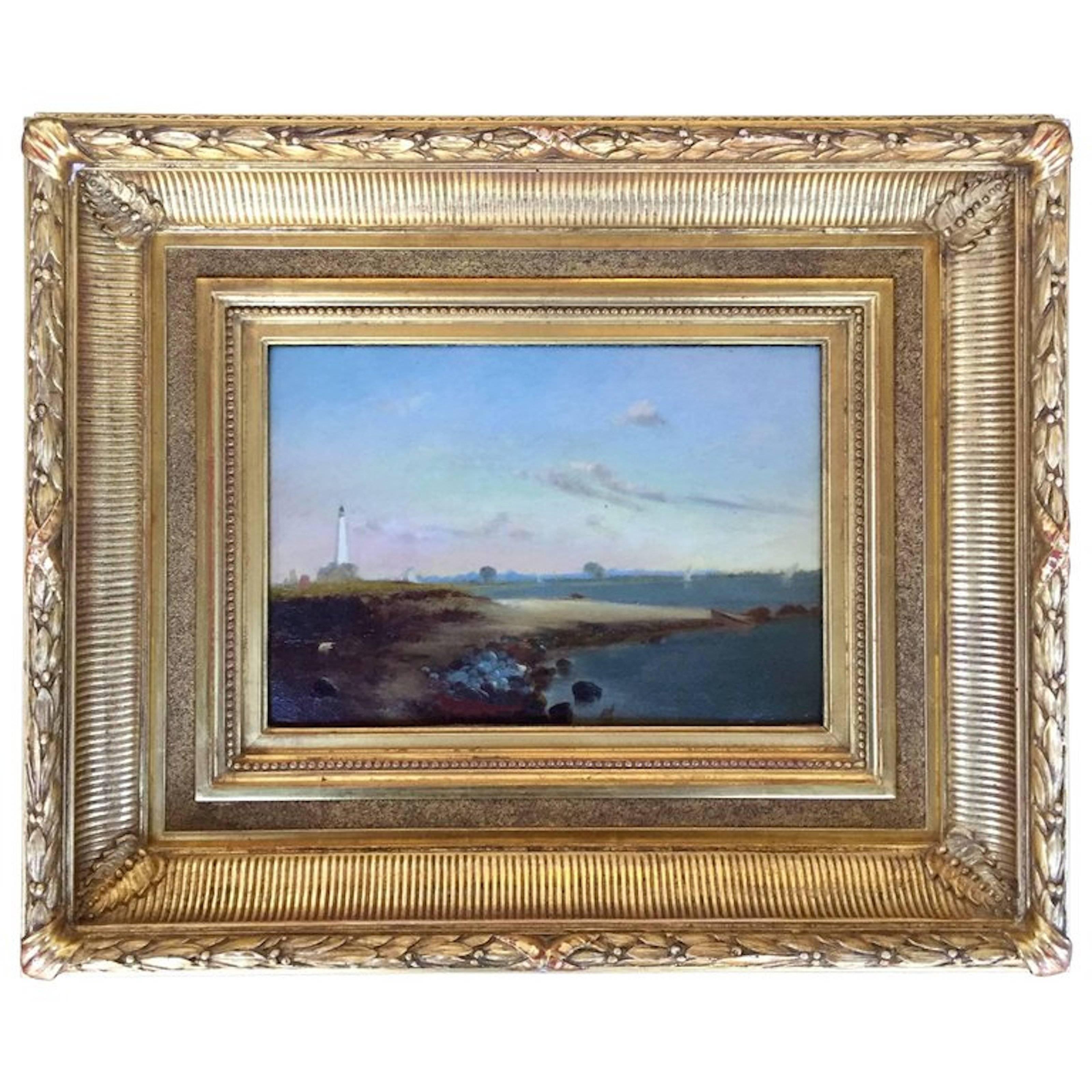 James Augustus Suydam Landscape Painting - Beacon on East