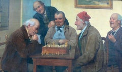 Italian men during a Chess Match