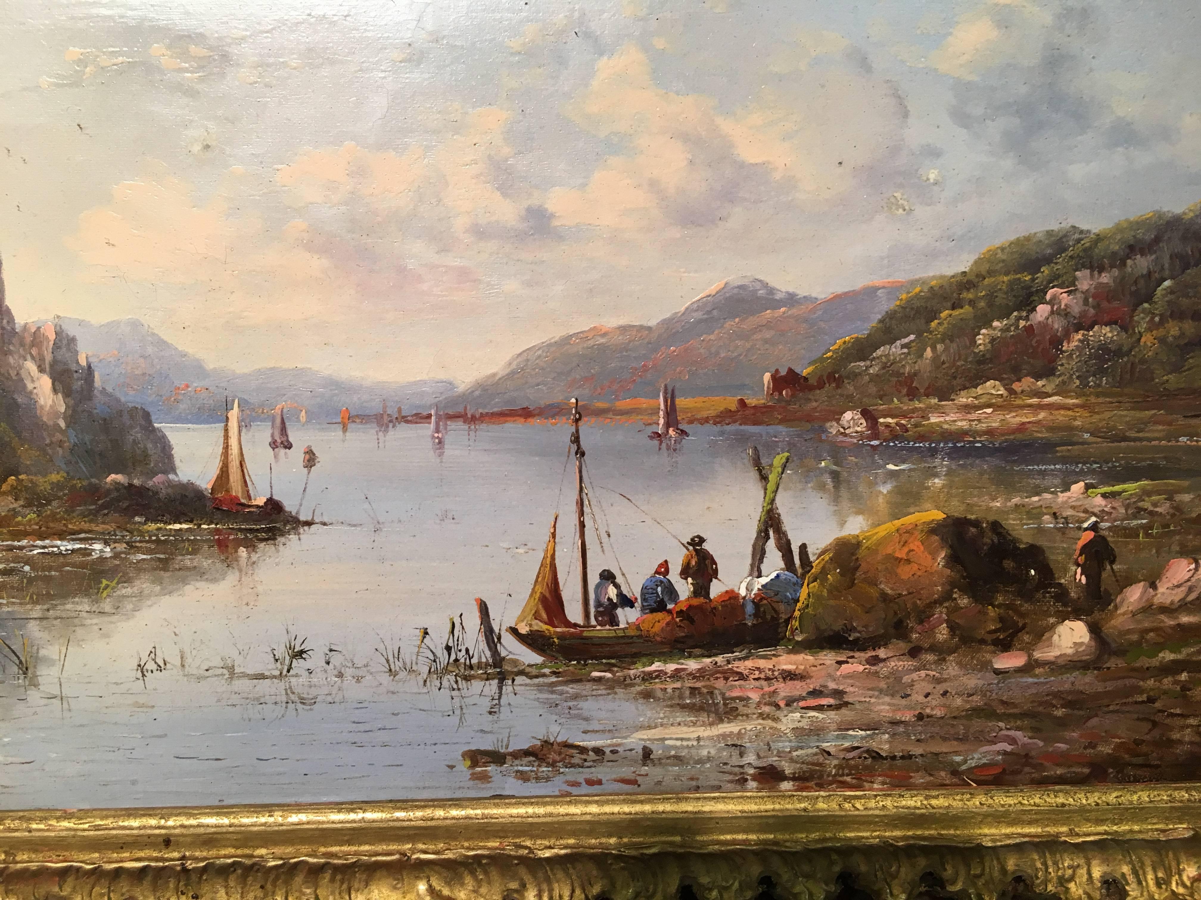 Scottish River landscape - Painting by William Williams (painter)