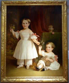 Portrait of two Regency English Sisters
