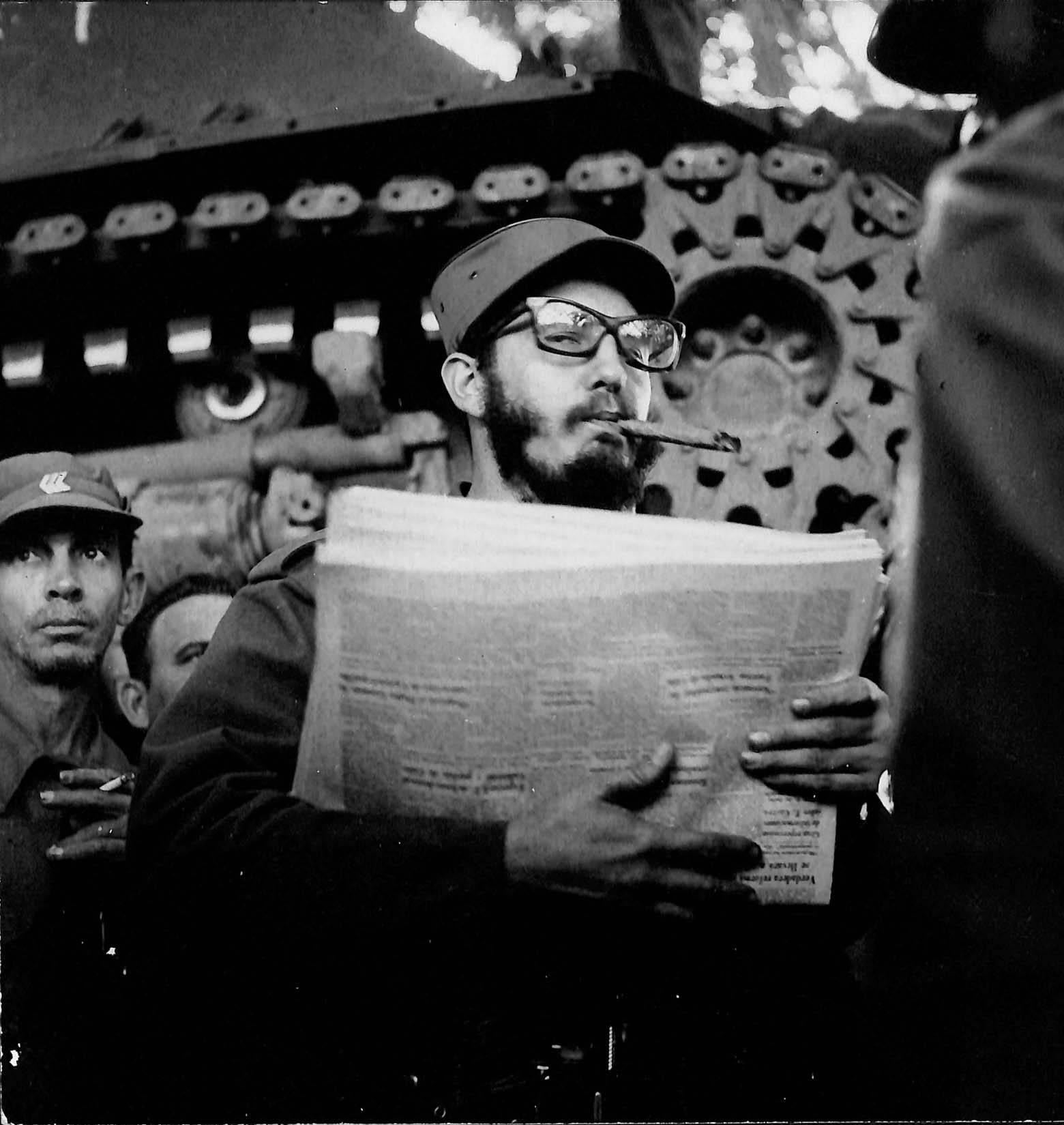 Lee Lockwood Black and White Photograph - First Sight of Castro, January 5
