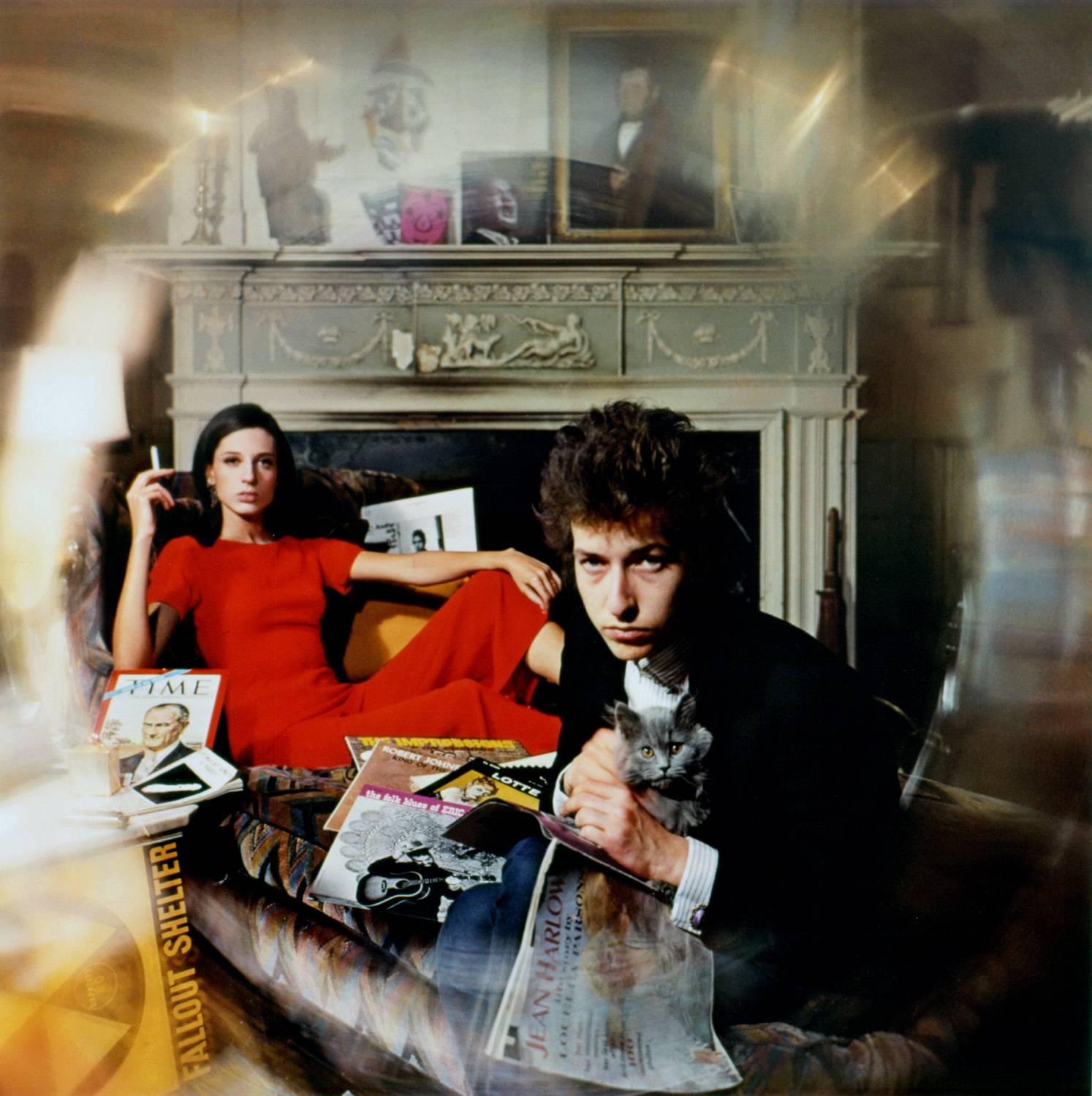 Daniel Kramer Portrait Photograph - Bob Dylan & Sally Grossman Bringing It All Back Home Album Cover, Woodstock, NY