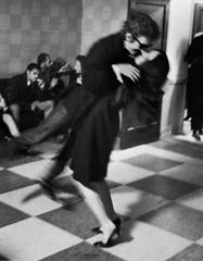 Bob Dylan Lifted by Joan Baez at Concert After Party, NYC