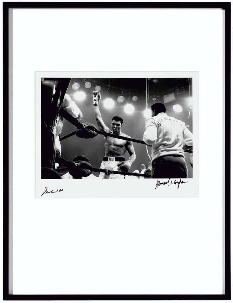 GOAT, A Tribute to Muhammad Ali, Champ's Edition. Black & White Photography - Gray Black and White Photograph by Jeff Koons