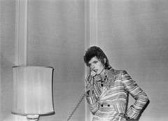 Vintage David Bowie with Lamp and Phone