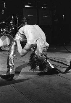 Iggy Pop Backbend, photographie en noir et blanc, impression d'art, photographie de musique