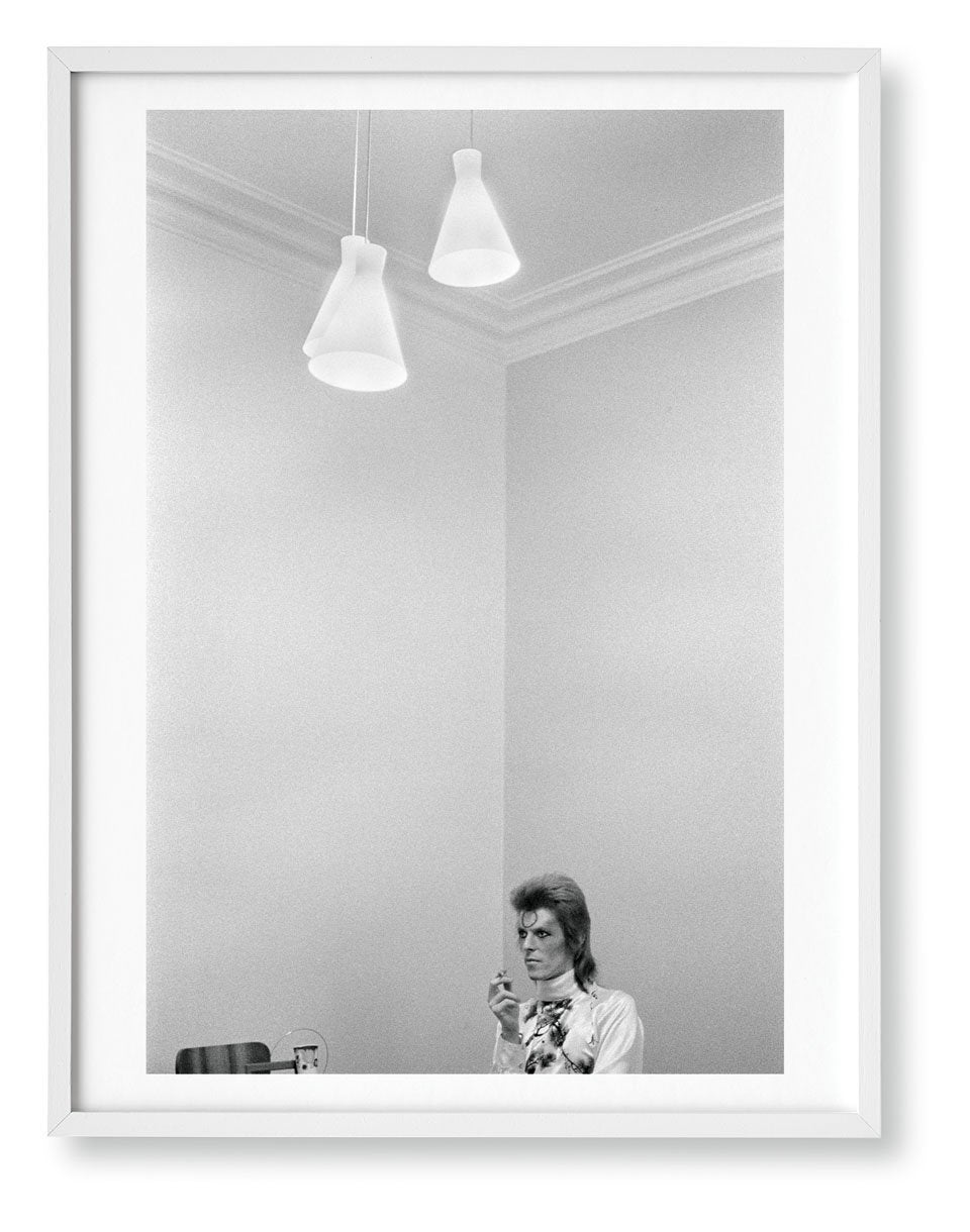 Mick Rock Black and White Photograph - The Rise of David Bowie. 1972-1973. Art Edition B