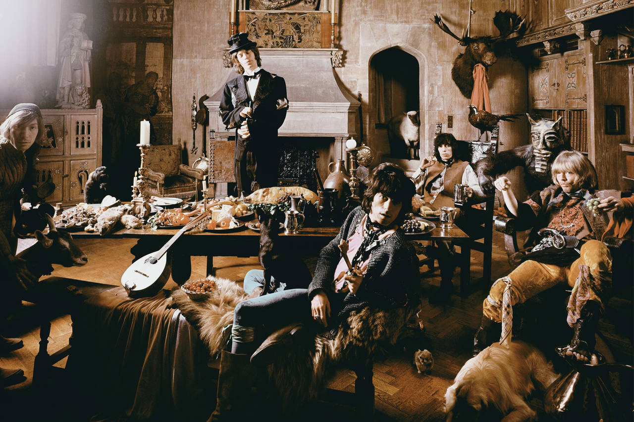 Michael Joseph Portrait Photograph – Rolling Stones  Into Camera, Beggars Banquet, Digitaler Farbfotografiedruck
