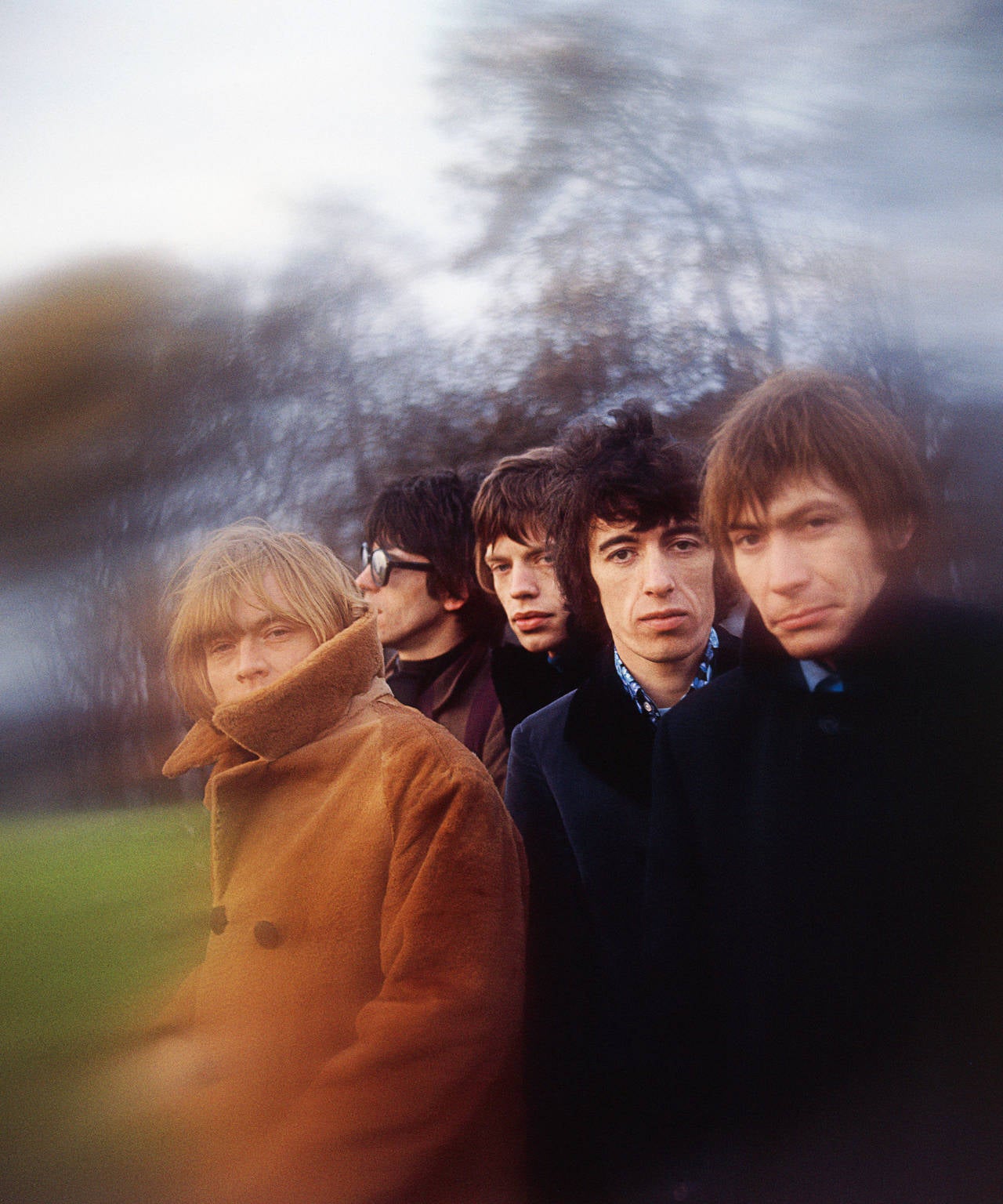 Gered Mankowitz Portrait Photograph - The Rolling Stones - Primrose Hill Beyond the Buttons