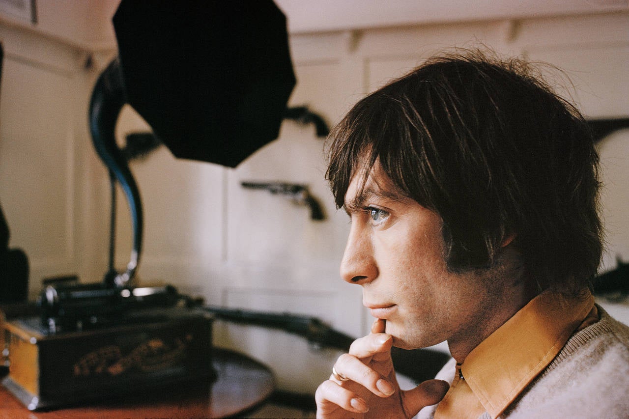Color Photograph di Bent Rej - Charlie Watts a casa, Londra