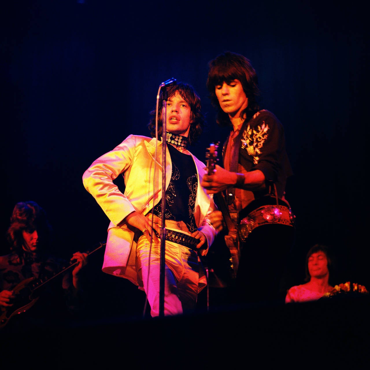 "The Glimmer Twins", Rolling Stones on Stage, Copenhagen, Color Fine Art Print