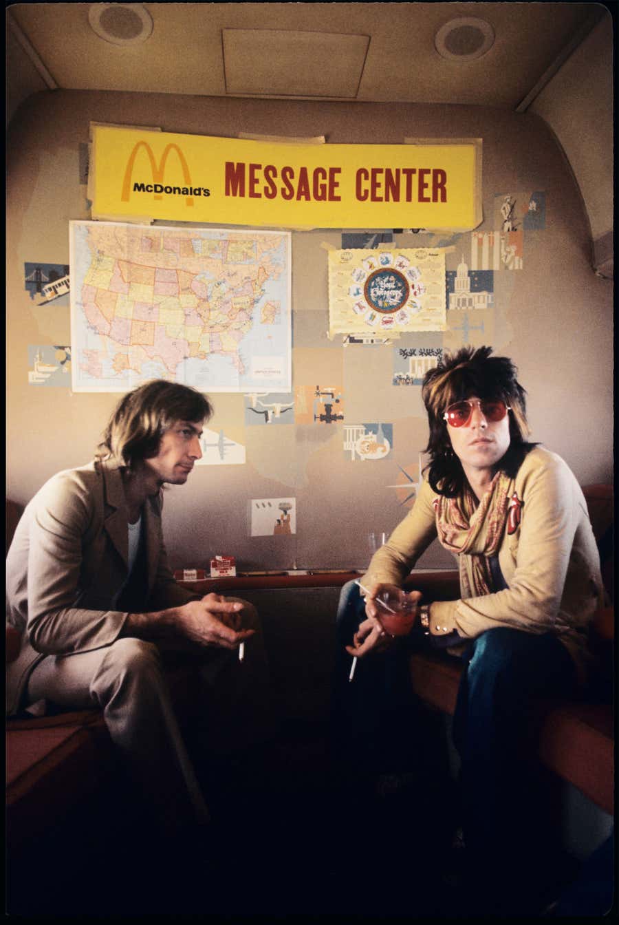 Charlie Watts and Keith Richards "Message Center"
