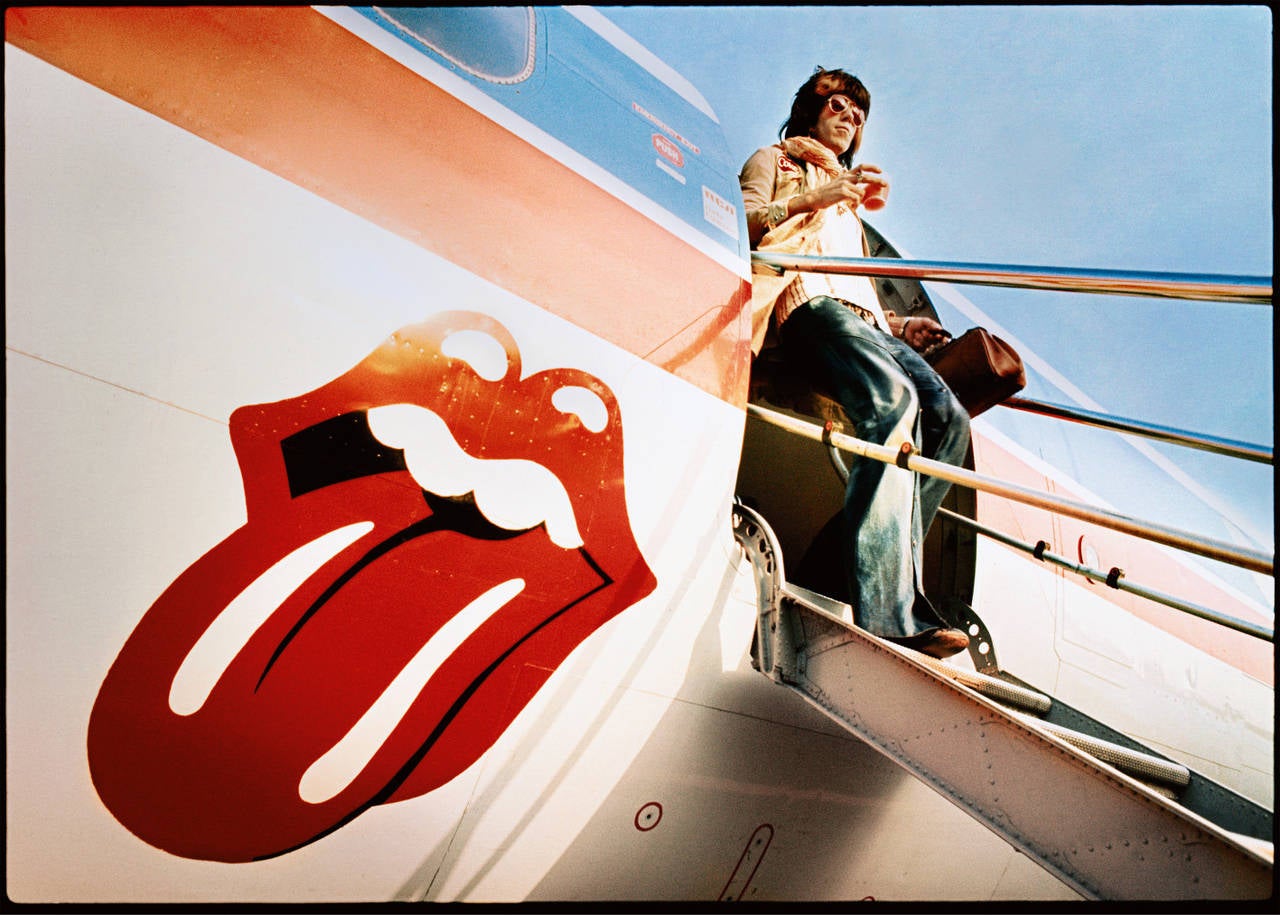 Ethan Russell Portrait Photograph - Keith Richards Exits "The Starship"