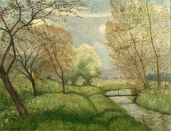 Allgaeu - Spring in the grove at the creek