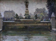 Fontaine de l'Observatoire dans le Jardin de Marco Polo in Paris