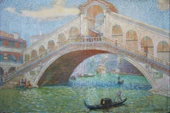 Rialtobrücke in Venedig (Rialtobridge in Venice)