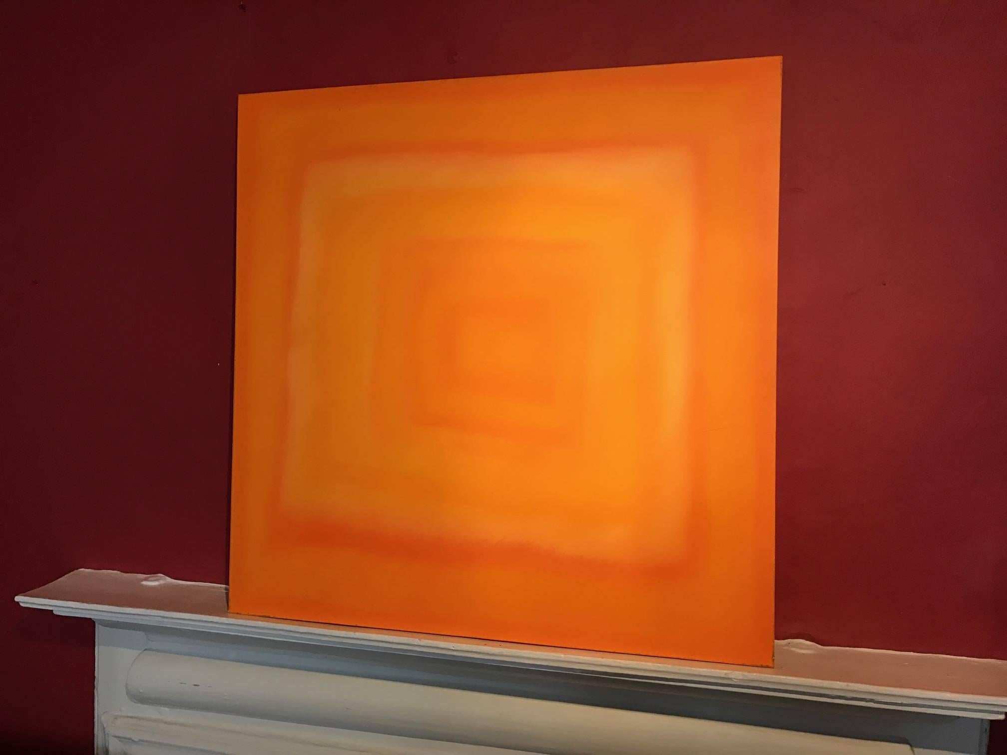 Gavin Luker Abstract Painting - Set of 6 Original Contemporary Paintings - Concentric Squares