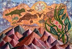 1960's Surrealist Fantasy Oil Painting - ELVIC STEELE (1920-1997)