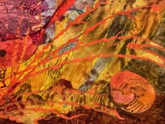 Phoenix - 60's Surrealist Oil Painting - ELVIC STEELE (1920-1997)